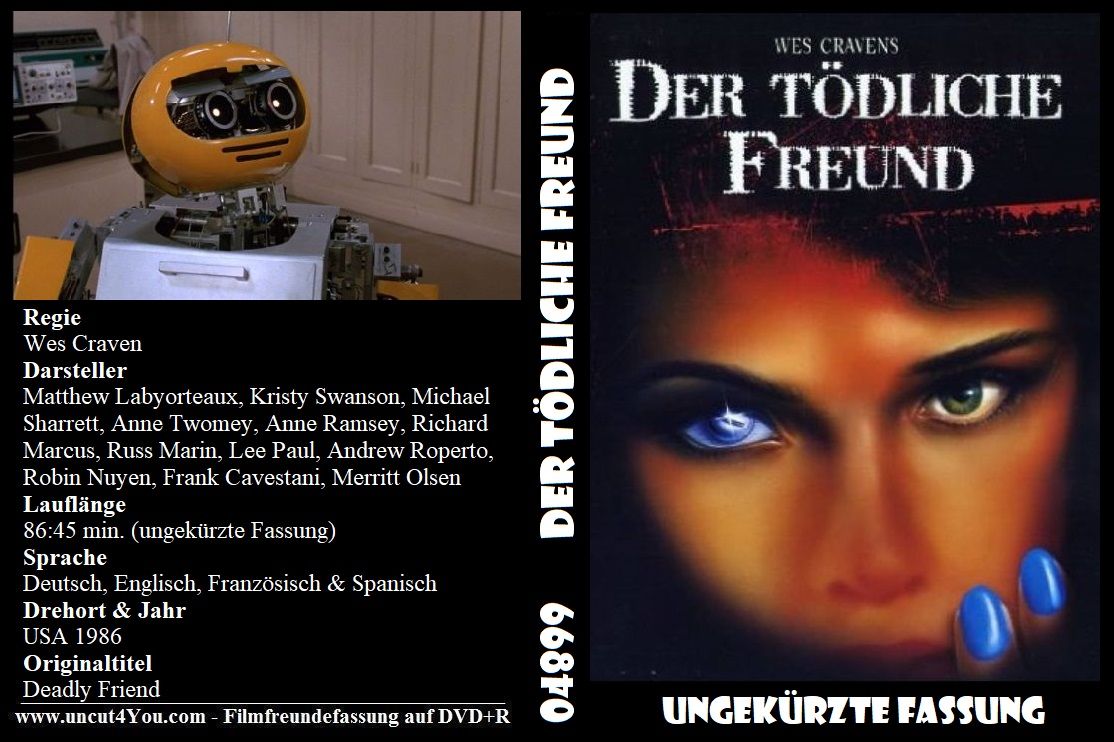 (Bild für) Der Tödliche Freund - 1986 (DVD+R uncut)